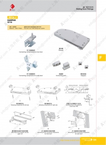 501A-1 Damper for Wardrobe Sliding Door-buffer, damper, soft closing system,sliding door damper